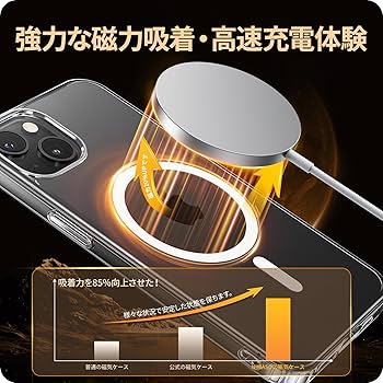 Amazon.co.jp: NIMASO iPhone 14 / 13 用 ケース MagSafe対応 クリア